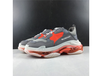 Ba*len*cia*ga triple s trainers clear sole grey red 541624 w0901 2262