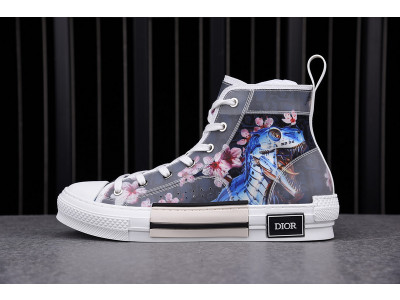 D B23 HIGH-TOP SNEAKERS