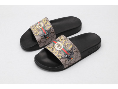GUC LEATHER SLIDE