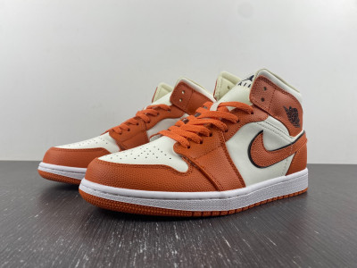 Air Jordan 1 Mid SE WMNS Coconut Milk Sport Spice DV1302-100