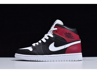 Jordan 1 Mid Black Noble Red (W) BQ6472-016